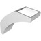 Ekena Millwork 5 1/2-in. W x 14-in. D x 14-in. H Thorton Architectural Grade PVC Knee Brace BRCP055X14X14THR - alternate 6